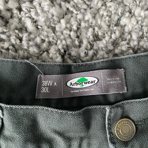 Arborwear flannel lined pants - Picture 2 of 4